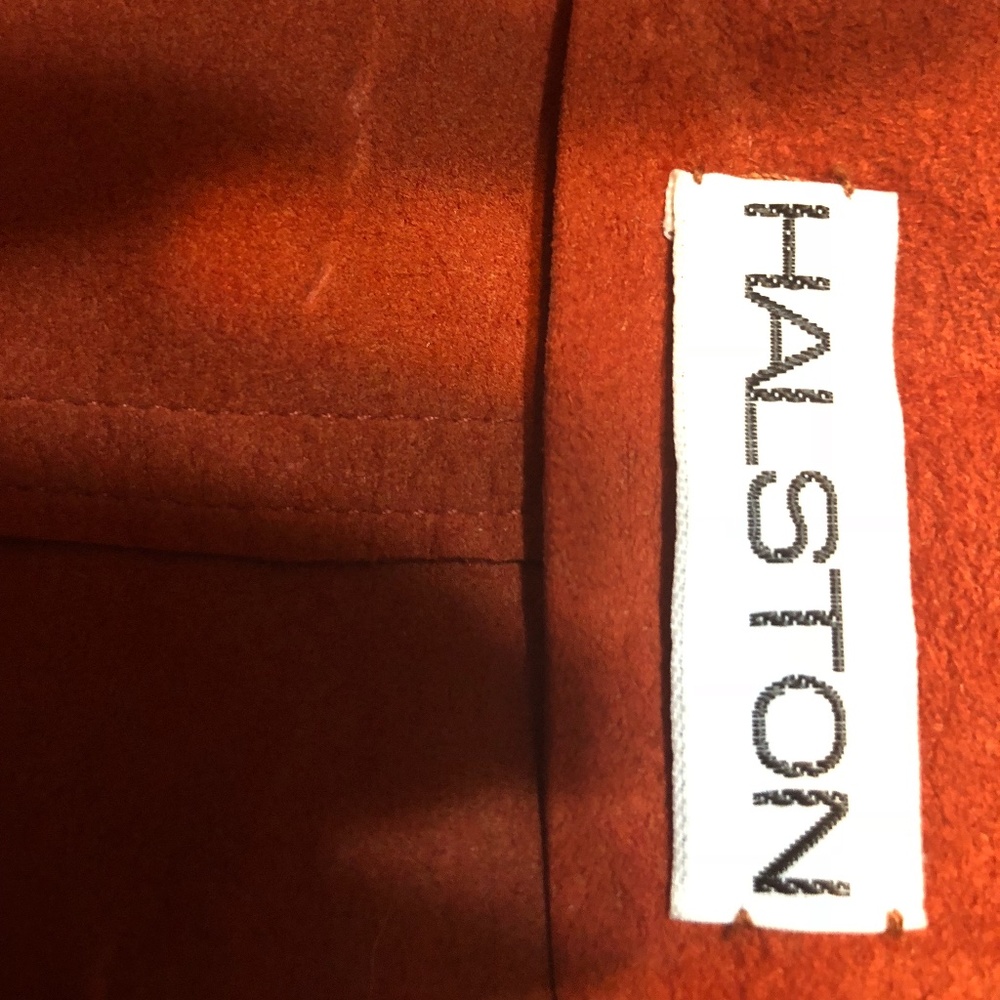 Halston ultra suede original 70's 2 piece suit